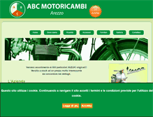 Tablet Screenshot of abcmotoricambi.com